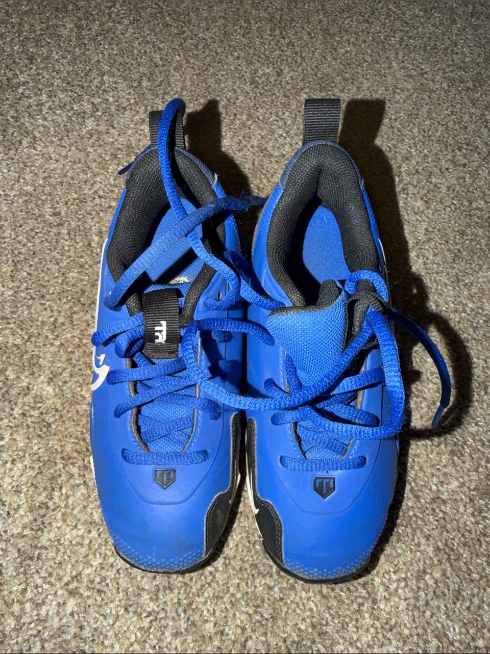 Nike Kids Royal Blue and Black Sneakers